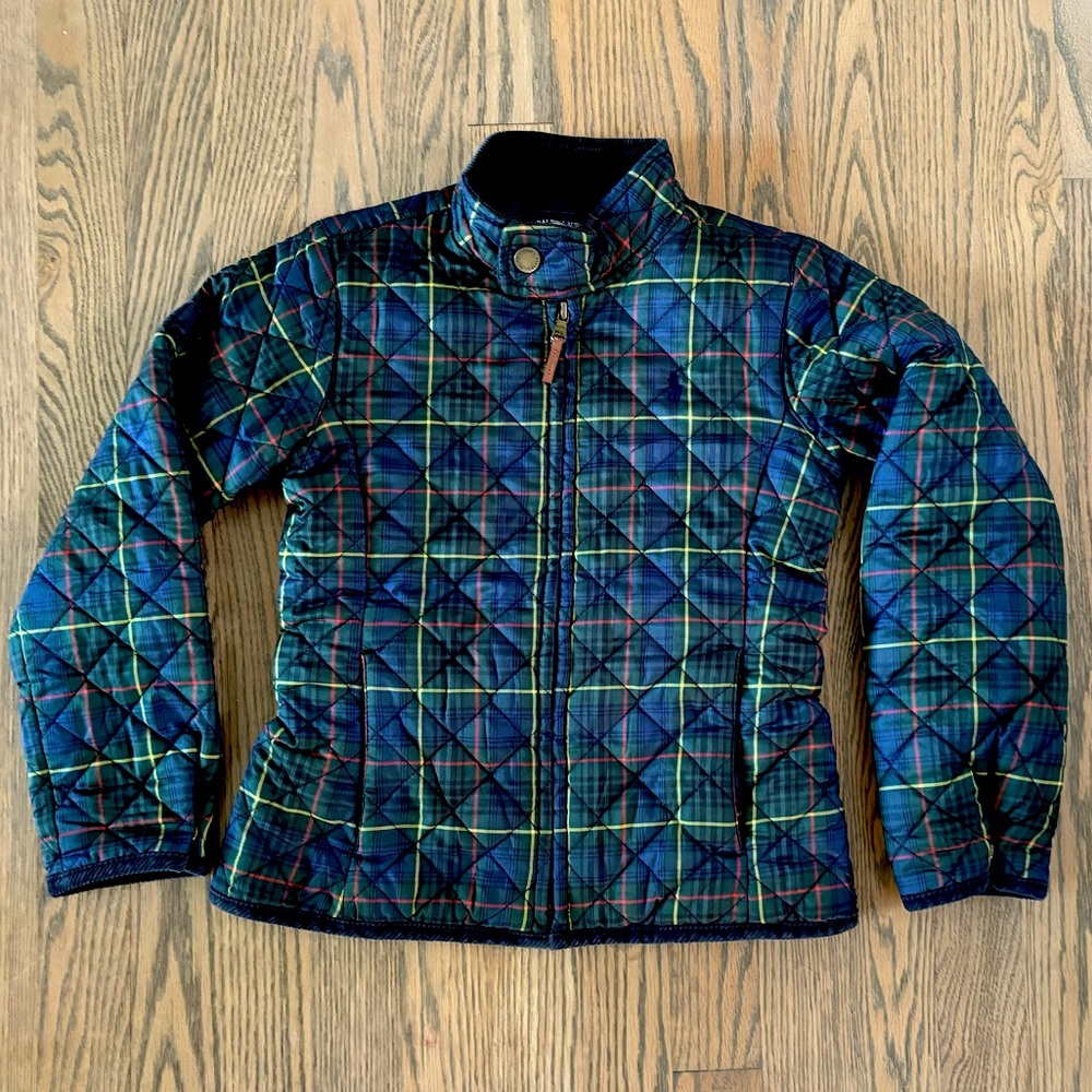 Ralph Lauren Plaid Quilted Jacket